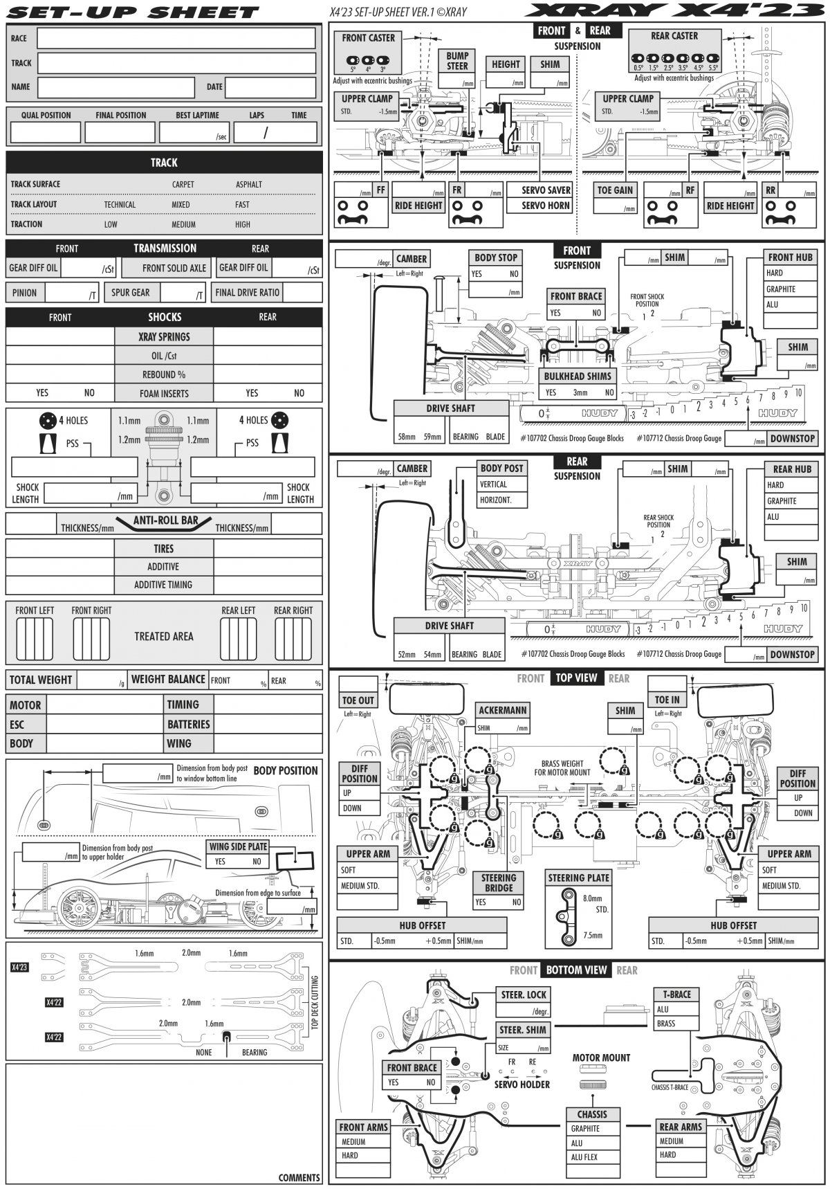 Printer Size Setup